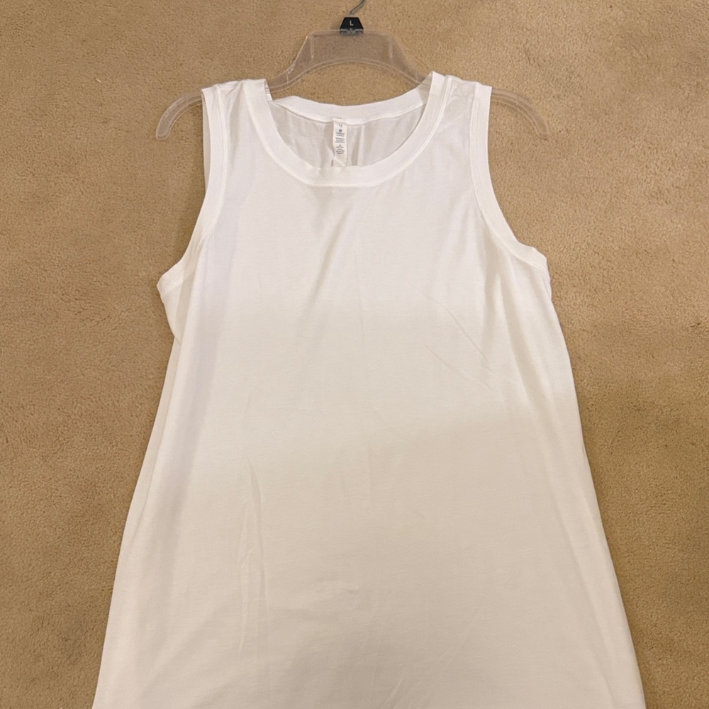 Lululemon Athletica White Tank Top